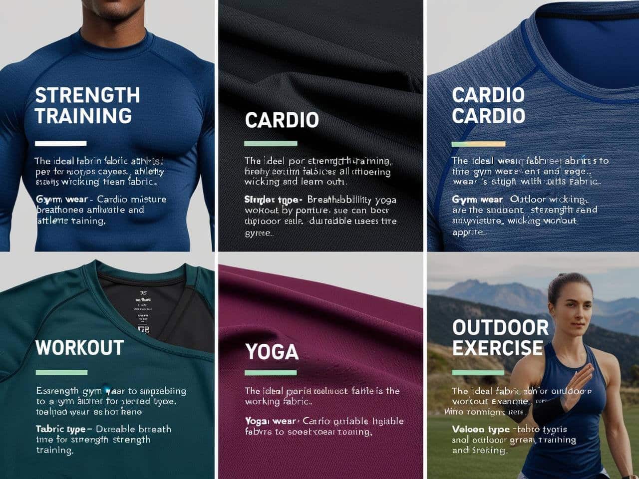 Best Fabrics for Gym Wear: Moisture-Wicking & Breathable